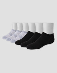 Hanes Boys' Performance Super No Show Socks, X-Temp, 6-Pairs