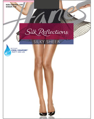 Hanes Silk Reflections Sheer Pantyhose, Non-Control Top, 6-Pack