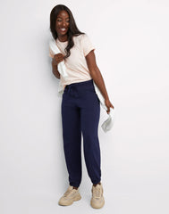 Hanes Essentials Women's Cotton Jersey Joggers, 29"