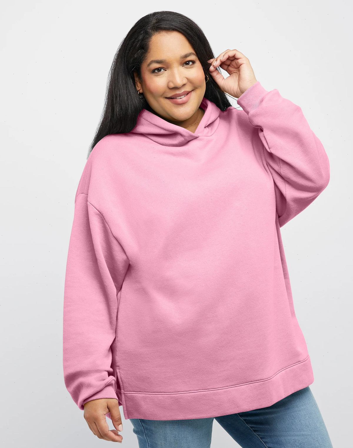 Hanes EcoSmart Women's Fleece Hoodie (Plus Size)
