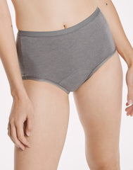 Hanes Comfort, Period. Women's Brief Period Underwear, Moderate Leaks, Neutrals, 3-Pack