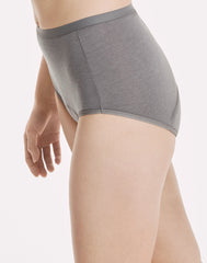 Hanes Comfort, Period. Women's Brief Period Underwear, Moderate Leaks, Neutrals, 3-Pack