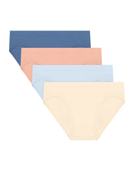 Hanes Girls' Seamless Bikini Underwear, Assorted, 4-Pack