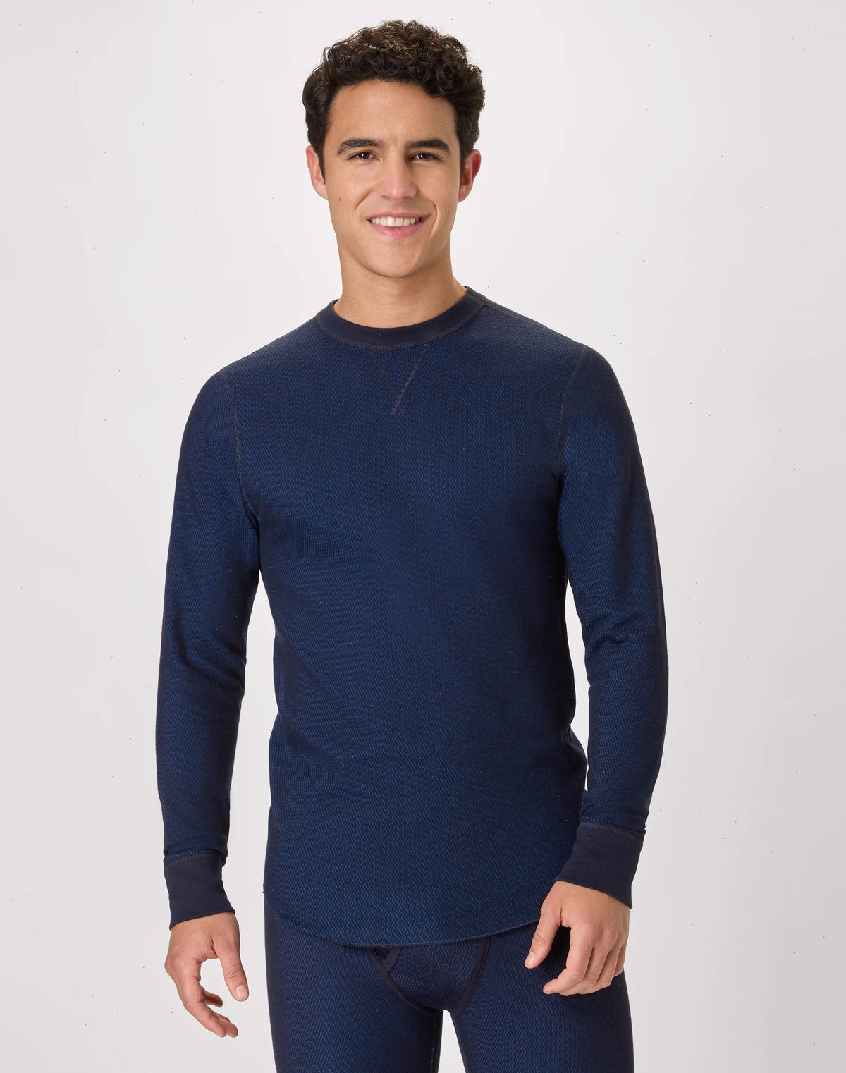 Hanes Men's Long-Sleeve Thermal Shirt, Reversible, Crewneck