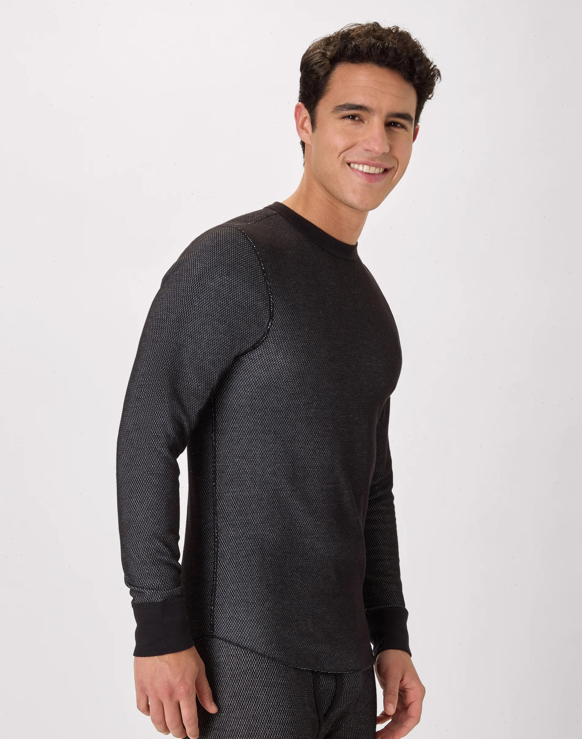 Hanes Men's Long-Sleeve Thermal Shirt, Reversible, Crewneck