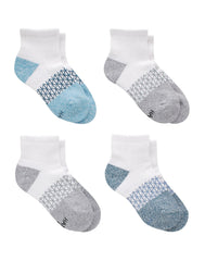 Hanes Absolute Active Boys' Ankle Socks, 4-Pairs