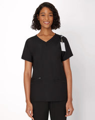 Hanes Premium Scrubs Women's 3-Pocket Scrub Top