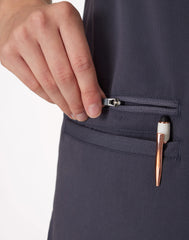 Hanes Premium Scrubs Women's 3-Pocket Scrub Top