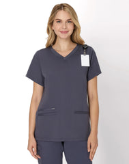 Hanes Premium Scrubs Women's 3-Pocket Scrub Top