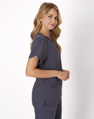 Hanes Premium Scrubs Women's 3-Pocket Scrub Top