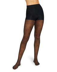 Hanes EcoSmart Women's Sheer Control Top Tights, Diamond Dot
