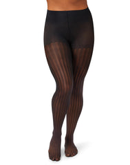 Hanes EcoSmart Women's Sheer Control Top Tights, Pinstripe