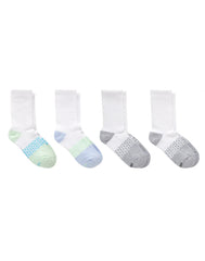 Hanes Absolute Active Girls' Crew Socks, 4-Pairs
