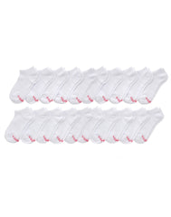 Hanes Girls' No Show Socks, Super Value Pack, 20-Pairs