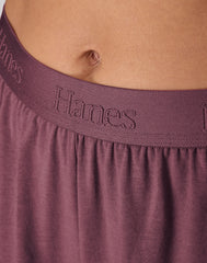 Hanes Originals Women's SuperSoft Comfywear Sleep Shorts, 3.25"