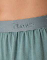 Hanes Originals Women's SuperSoft Comfywear Sleep Shorts, 3.25"