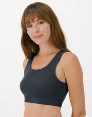 Hanes Originals Women's SuperSoft Comfywear Rib Banded Crop Top