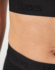 Hanes Originals Women's SuperSoft Comfywear Rib Banded Crop Top