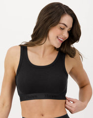Hanes Originals Women's SuperSoft Comfywear Rib Banded Crop Top