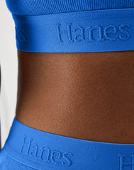 Hanes Originals Women's SuperSoft Comfywear Rib Banded Crop Top