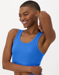 Hanes Originals Women's SuperSoft Comfywear Rib Banded Crop Top