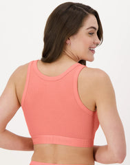 Hanes Originals Women's SuperSoft Comfywear Rib Banded Crop Top