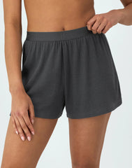 Hanes Originals Women&rsquo;s SuperSoft Comfywear Rib Sleep Shorts