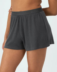 Hanes Originals Women&rsquo;s SuperSoft Comfywear Rib Sleep Shorts