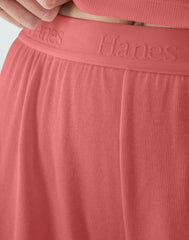 Hanes Originals Women&rsquo;s SuperSoft Comfywear Rib Sleep Shorts