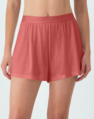 Hanes Originals Women&rsquo;s SuperSoft Comfywear Rib Sleep Shorts