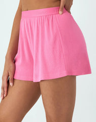 Hanes Originals Women&rsquo;s SuperSoft Comfywear Rib Sleep Shorts