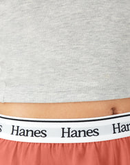 Hanes Originals Comfywear Women's Rib Crop Tank