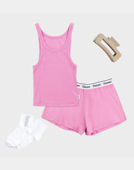 Hanes Originals Comfywear Women's Rib Crop Tank