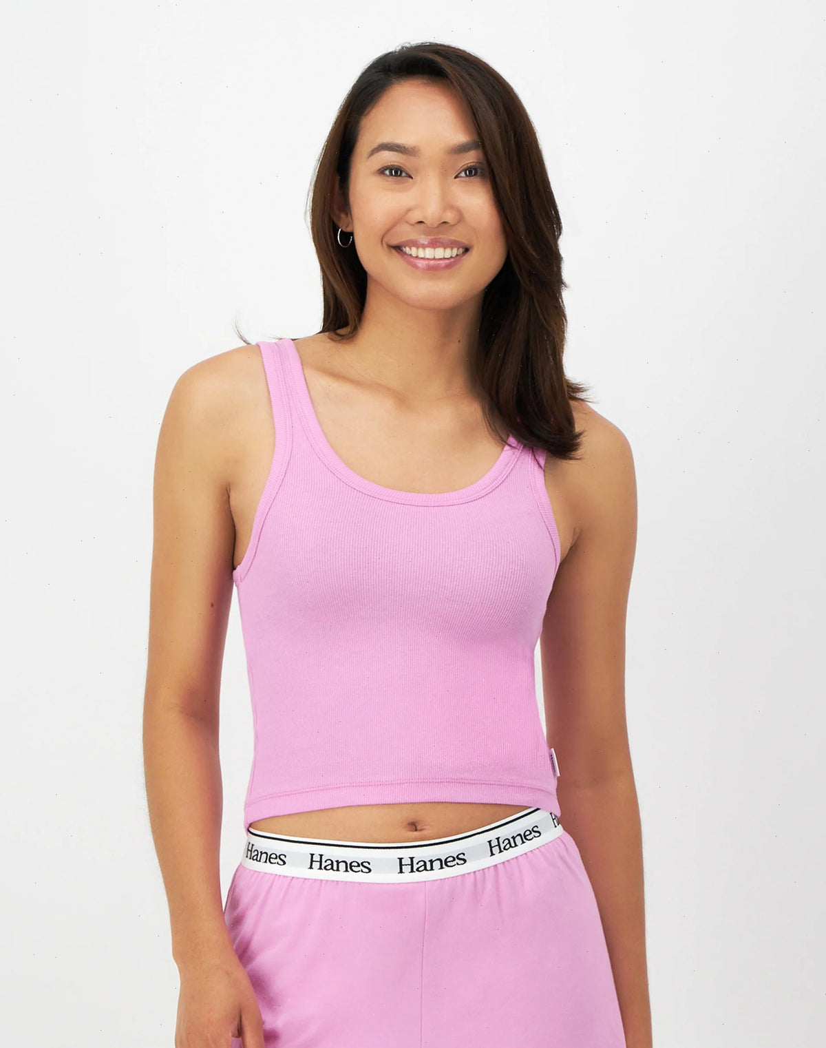Hanes Originals Comfywear Women's Rib Crop Tank