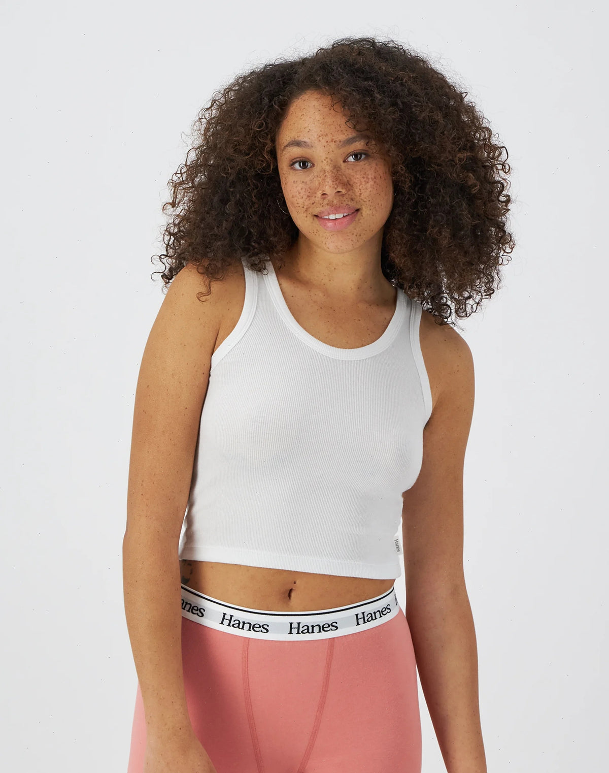 Hanes Originals Comfywear Women's Rib Crop Tank