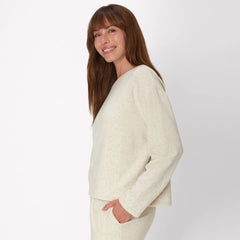 Hanes Originals Comfywear Women's French Terry Crewneck Pullover