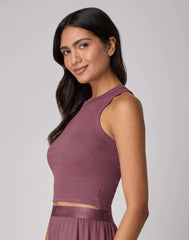 Hanes Originals Women's Supersoft Comfywear Rib Racerback Crop Tank