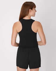 Hanes Originals Women's Supersoft Comfywear Rib Racerback Crop Tank