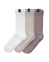 Hanes Originals Men&rsquo;s Crew Socks Pack, 3 Pairs, SuperSoft Slouch