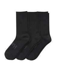 Hanes Originals Men&rsquo;s Crew Socks Pack, 3-Pairs, SuperSoft
