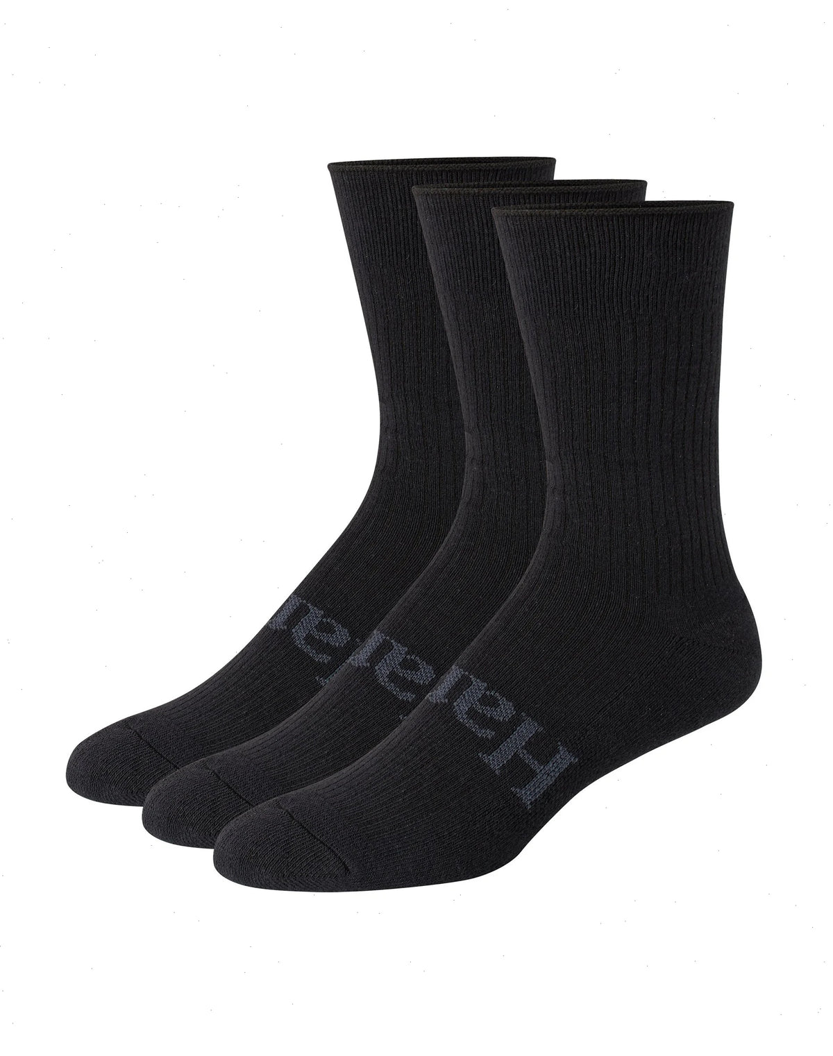 Hanes Originals Men&rsquo;s Crew Socks Pack, 3-Pairs, SuperSoft