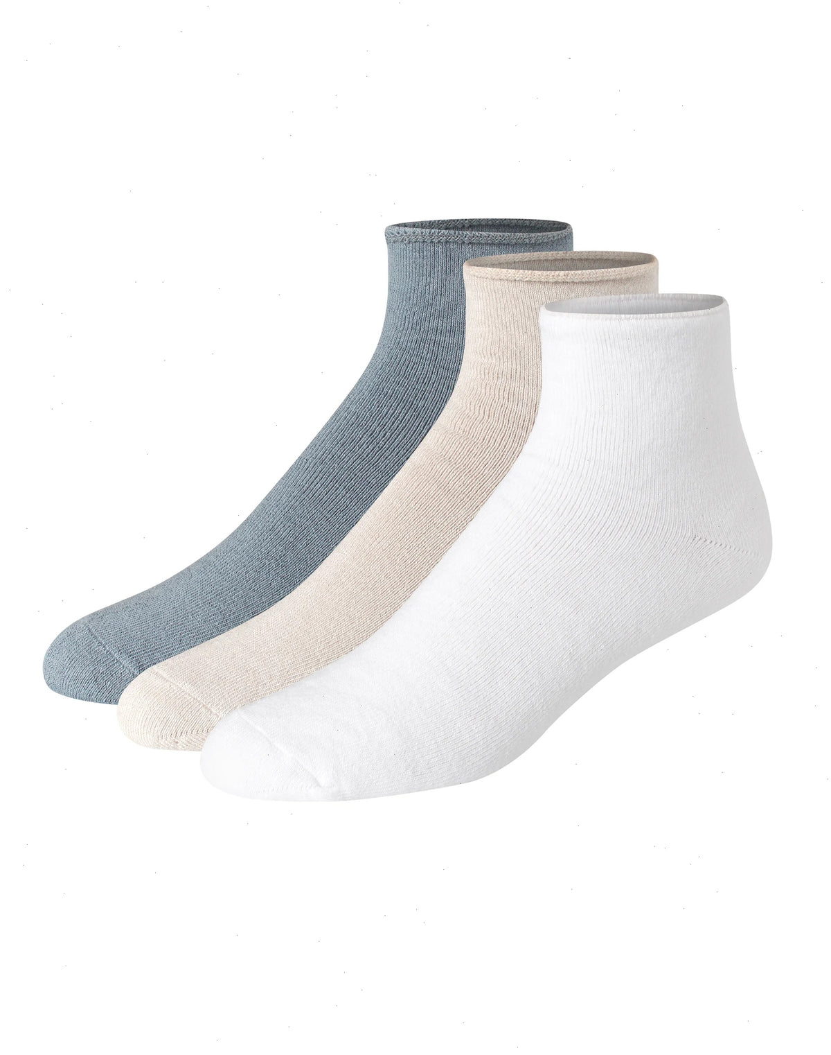 Hanes Originals Men&rsquo;s SuperSoft Ankle Socks, 3-Pairs