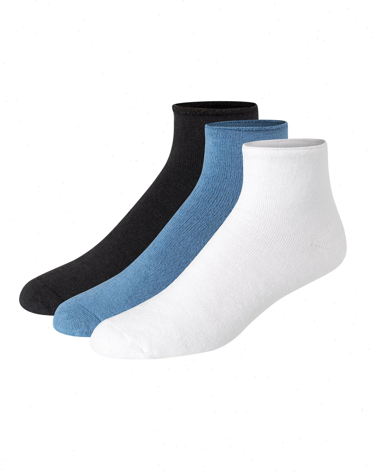Hanes Originals Men&rsquo;s SuperSoft Ankle Socks, 3-Pairs