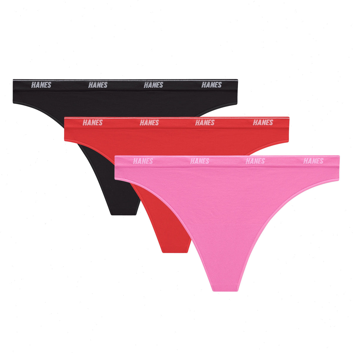 Hanes Moves Women&rsquo;s 360 Degree Flex Thong Underwear, 3-Pack