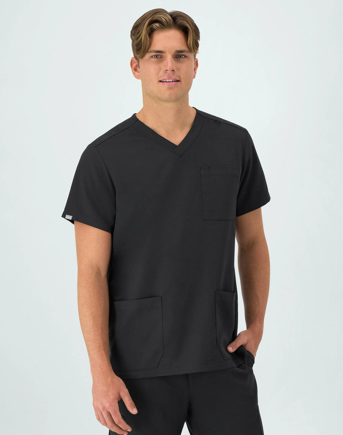 Hanes Comfort Fit Scrubs Men's V-Neck Scrub Top