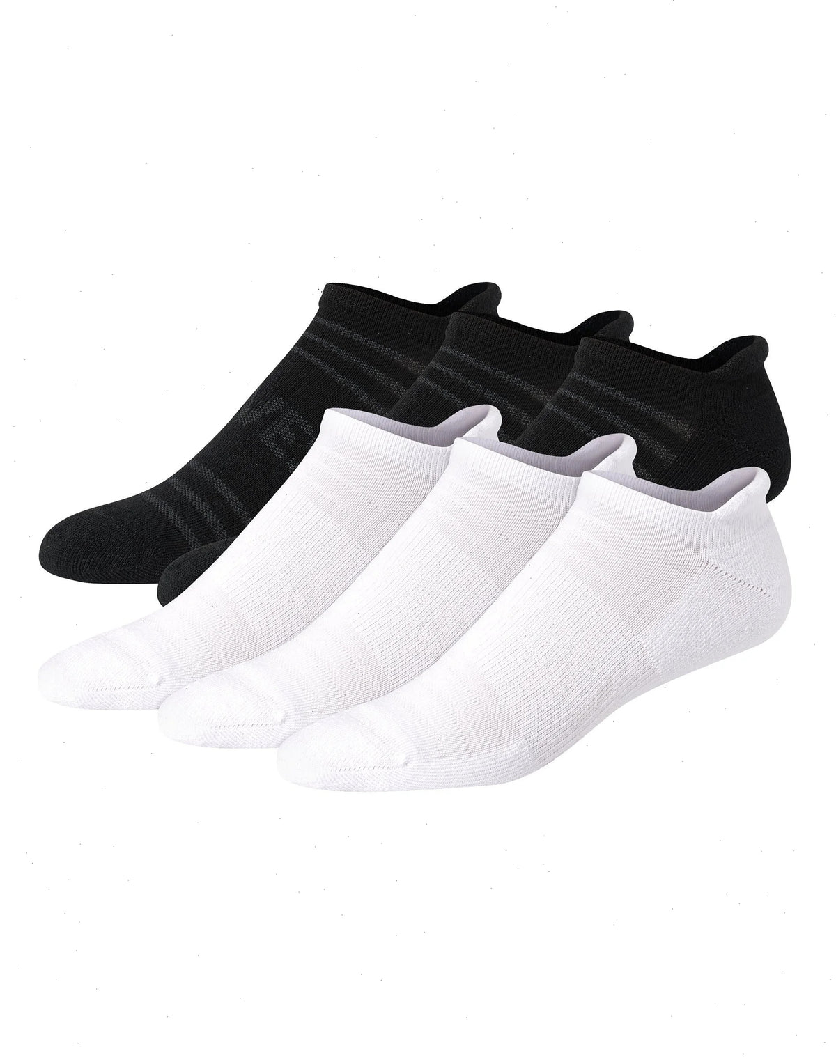 Hanes Moves Breathable Mesh Men&rsquo;s Heel Shield Socks, Shoe Sizes 6-12, 6-Pairs