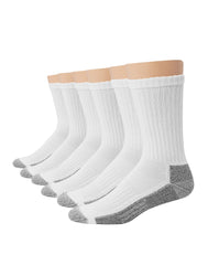 Hanes Men's Big &amp; Tall Work Crew Socks, 6-Pairs