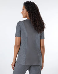 Hanes Comfort Fit Scrubs Women's Rib Back Scrub Top