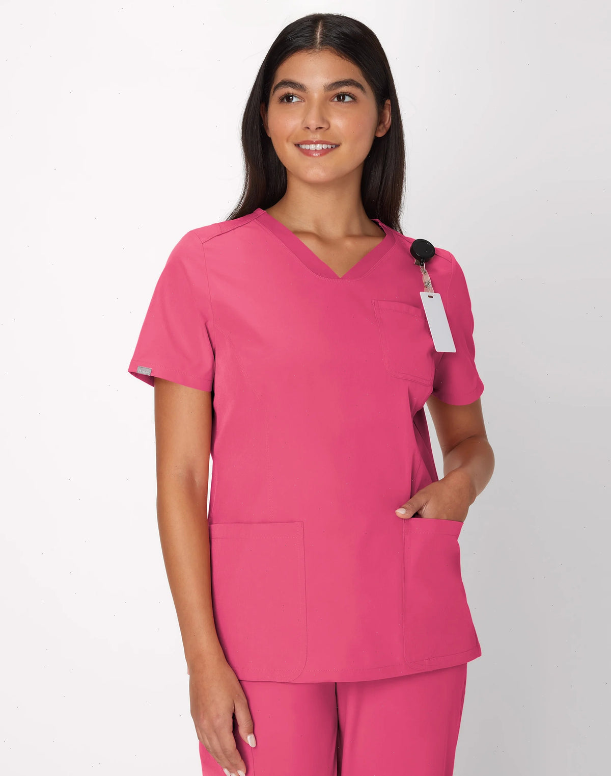 Hanes Comfort Fit Scrubs Women's Rib Back Scrub Top