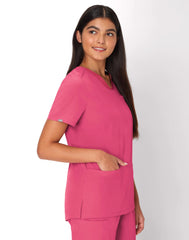 Hanes Comfort Fit Scrubs Women's Rib Back Scrub Top